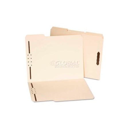 Universal Universal Manila Folders, Two Fasteners, 1/3 Tab, Letter, 50/Box UNV13420***